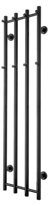 Koupelnový radiátor TVS Design Eldo 4 / 35 × 140 cm / 130 W / černá Varianta: ivi1