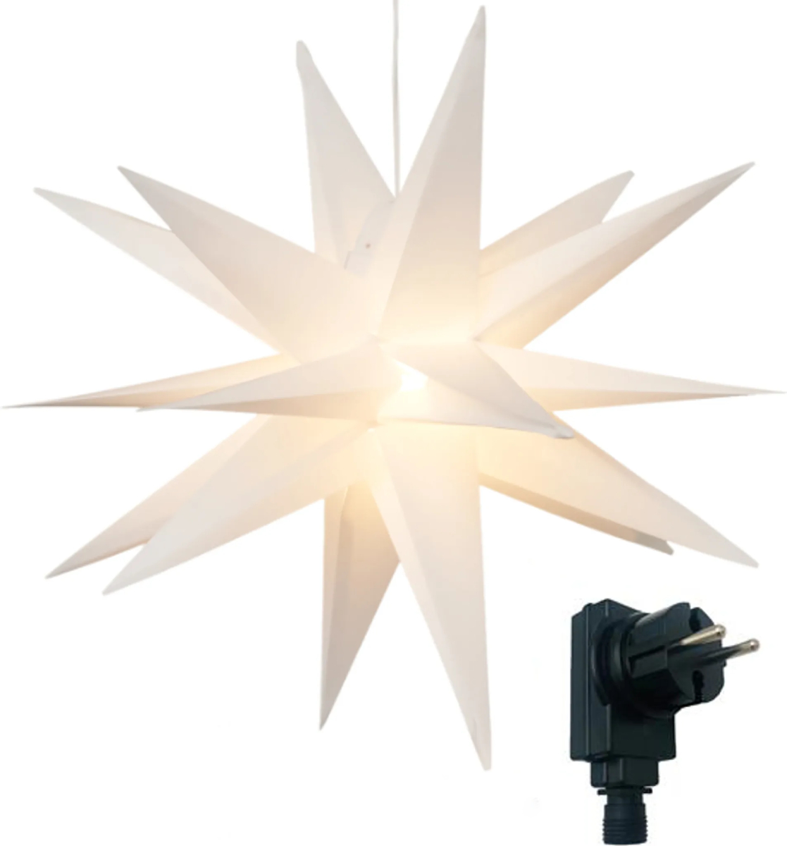 LED světlená hvězda Tween Light / Ø 100 cm / 0,36 W / teplá bílá / bílá Varianta: ivi1