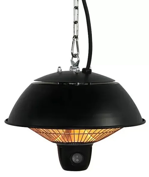 Tepelný infrazářič závěsný Voltomat HEATING / 600 W / IP34 / černá Varianta: ivi1