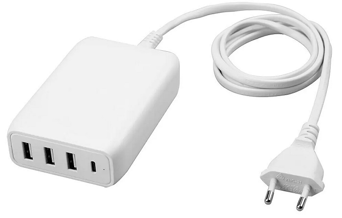 German USB nabíječka / 45 W / 3x USB-A / 1x USB-C / bílá Varianta: ivi1