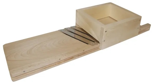 German Kruhadlo na zelí / 60 cm / 3 nože / dřevo/nerezová ocel / přírodní/stříbrná Varianta: ivi1