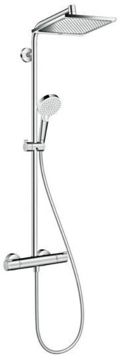 Sprchový set Hansgrohe Crometta E 240 Showerpipe (27271000) / termostat / 1 proud / chrom Varianta: ivi2