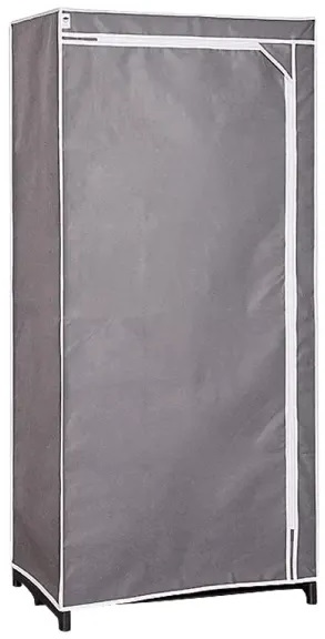 German Šatní skříň / 160 × 75 × 50 cm / netkaná textilie/plast / šedá Varianta: ivi1