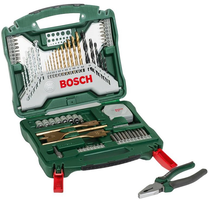 Kufr s nářadím Bosch X-Line / 70 ks / plast / zelená Varianta: ivi1