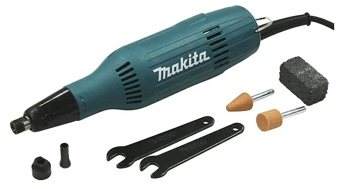 Přímá bruska Makita GD0603 / 240 W / černá/modrá Varianta: ivi1