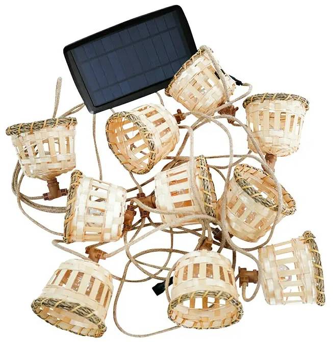 Newgarden LED světelný řetěz New Garden Aurora / 8 m / teplá bílá / 0,2 W / hnědá Varianta: ivi1