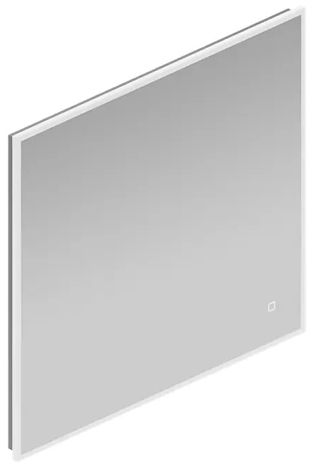 Zrcadlo s LED osvětlením Riva Tape / 80 x 75 cm / 1 696 lm / 3000 K / stříbrná Varianta: ivi1