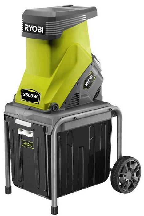 Elektrický rázový drtič/mulčovač Ryobi RSH2545B / 2500 W / 40 l / zelená Varianta: ivi1