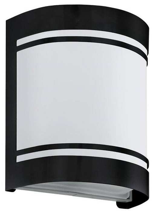 Venkovní nástěnné svítidlo Eglo Cerno / 40 W / E27 / černá/bílá Varianta: ivi1