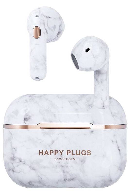 Bezdrátová sluchátka Happy Plugs Hope / 20-20000 Hz / 16 ohm / Bluetooth 5.2 / šedá/bílá Varianta: ivi1