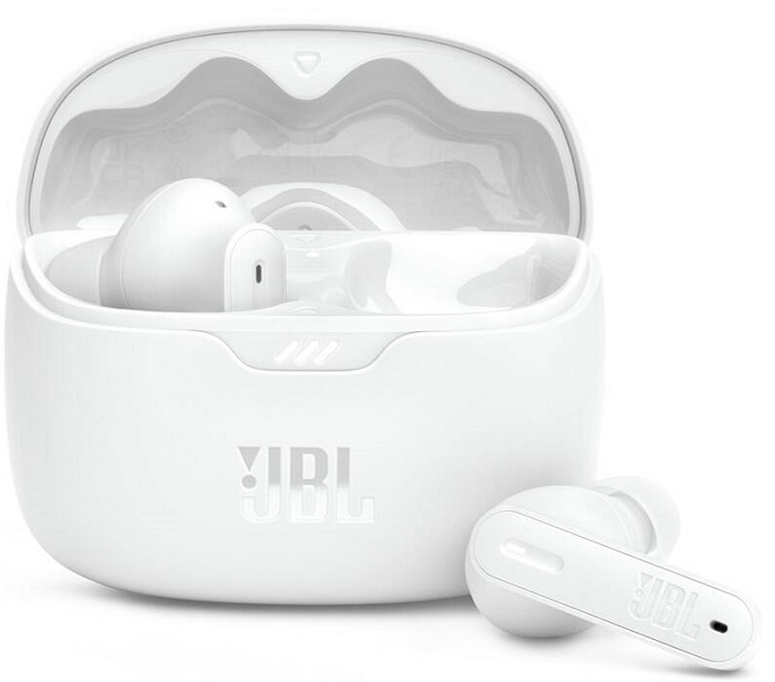 Bezdrátová sluchátka JBL Tune Beam / 48 hod. / IP54 / bílá Varianta: ivi3