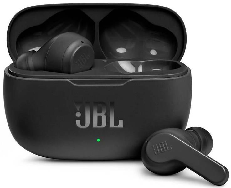 Bezdrátová sluchátka JBL Wave 200TWS / 20 - 20000 Hz / 20 h / 16,00 ohm / černá Varianta: ivi3