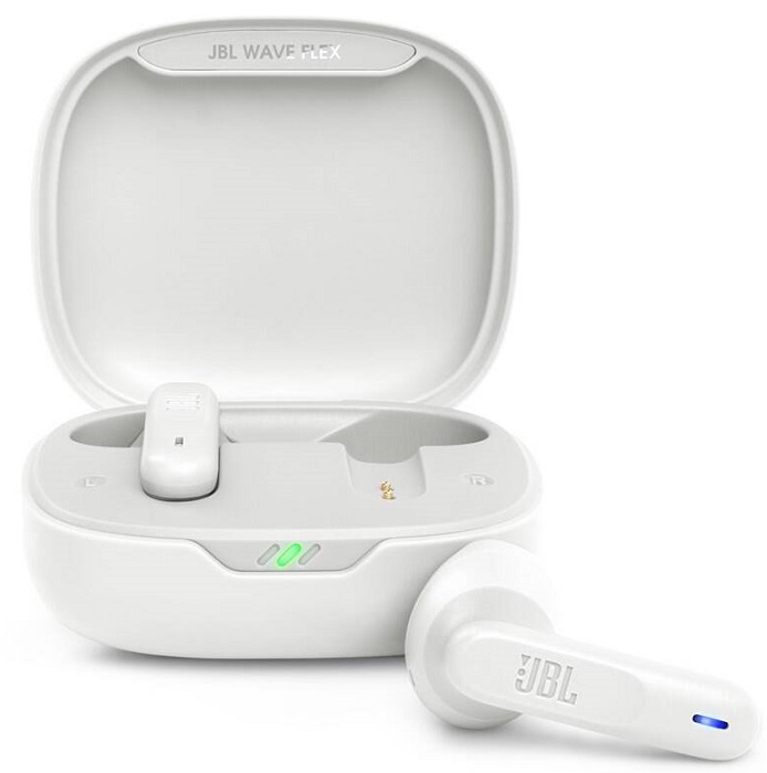 Bezdrátová sluchátka JBL Wave Flex / 32 hod. / IP54 / bílá Varianta: ivi1