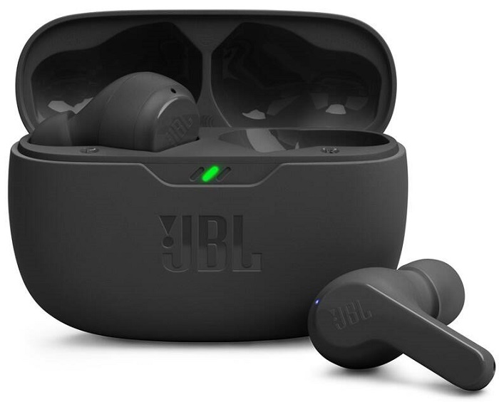 Bezdrátová sluchátka JBL Wave Beam / 32 hod. / IP54 / černá Varianta: ivi2