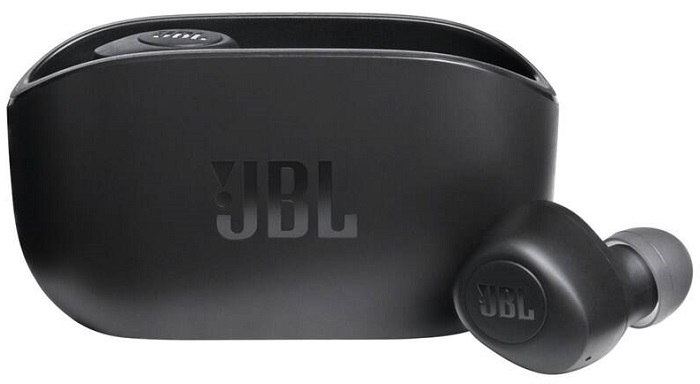 Bezdrátová sluchátka JBL Vibe 100TWS / 20 hod. / IPX2 / černá Varianta: ivi1