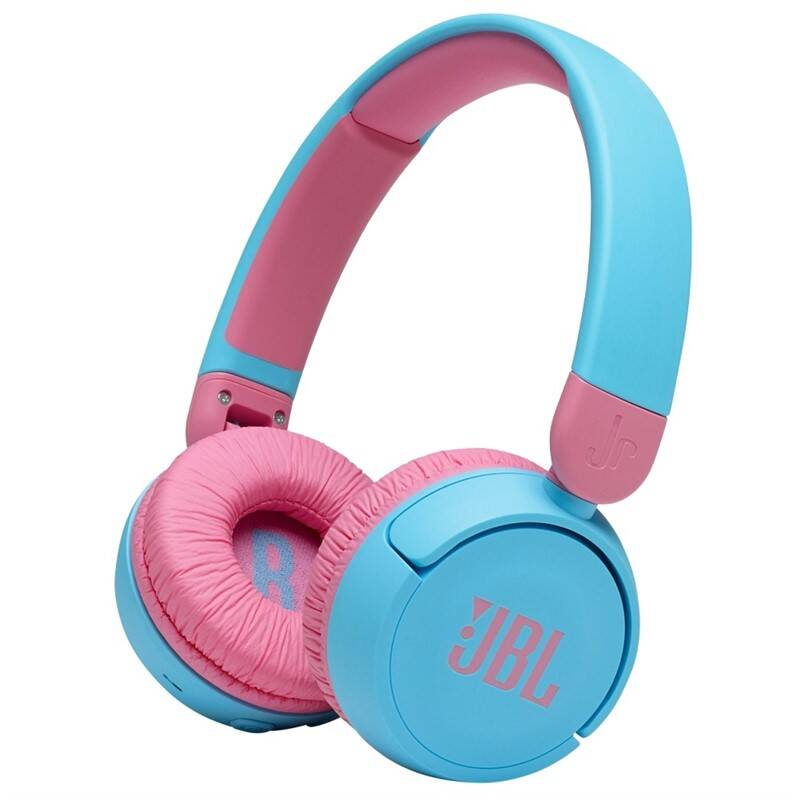 Bezdrátová sluchátka JBL JR 310BT / Bluetooth / výdrž až 30 hod. / modrá/růžová Varianta: ivi1