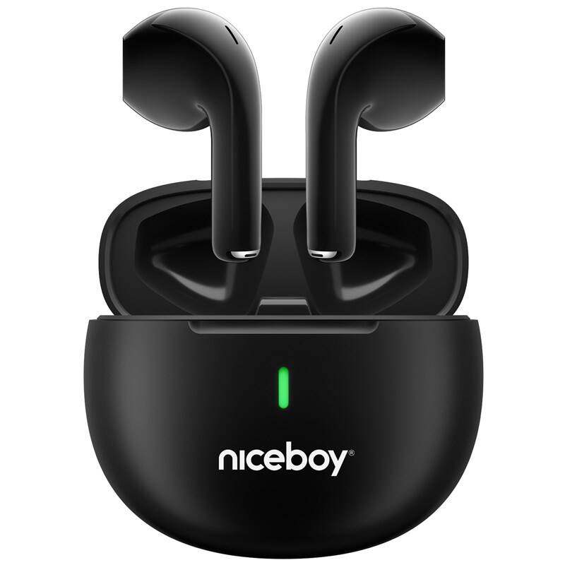 Bezdrátová sluchátka Niceboy HIVE Beans POP / Bluetooth / výdrž až 24 hod. / černá Varianta: ivi1