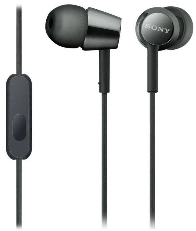 Sluchátka Sony MDR-EX155APB / 5 - 24000 Hz / 1,20 m / černá Varianta: ivi1