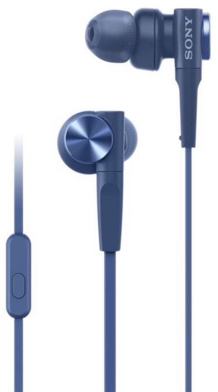 Sluchátka Sony MDR-XB55AP / 4-24000 Hz / 16 ohm / 3,5 mm Jack / modrá Varianta: ivi1