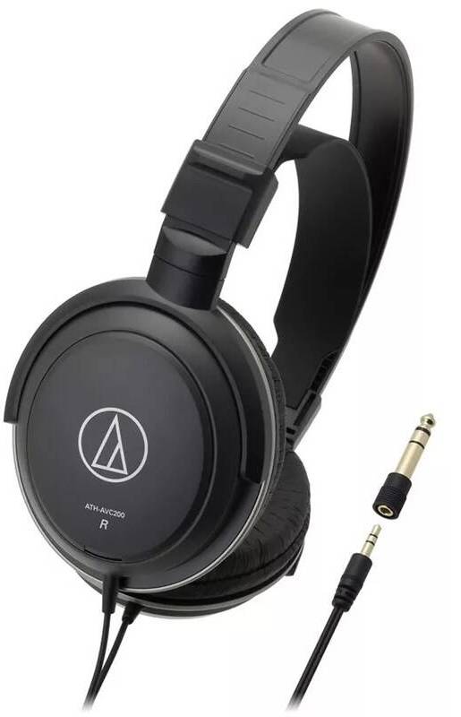 Sluchátka Audio-technica ATH-AVC200 / 20-22000 Hz / 40 ohm / Jack 3,5 mm / černá Varianta: ivi1