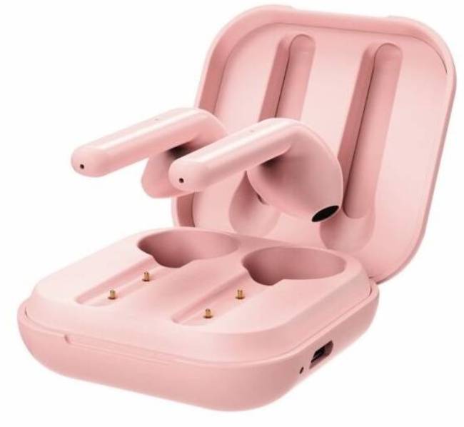 Bezdrátová sluchátka Swissten Flypods / 20-20000 Hz / 32 ohm / Bluetooth 5.0 /  růžová Varianta: ivi1