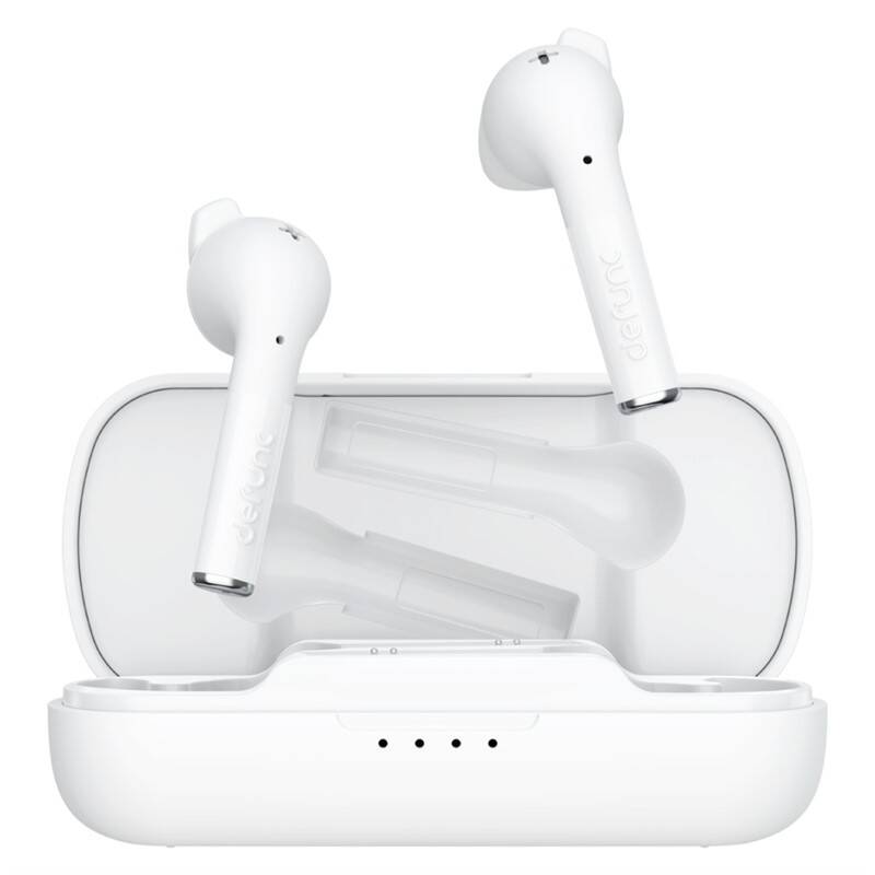 Bezdrátová sluchátka Defunc True Plus / Bluetootoh / výdrž až 35 hod. / bílá Varianta: ivi1