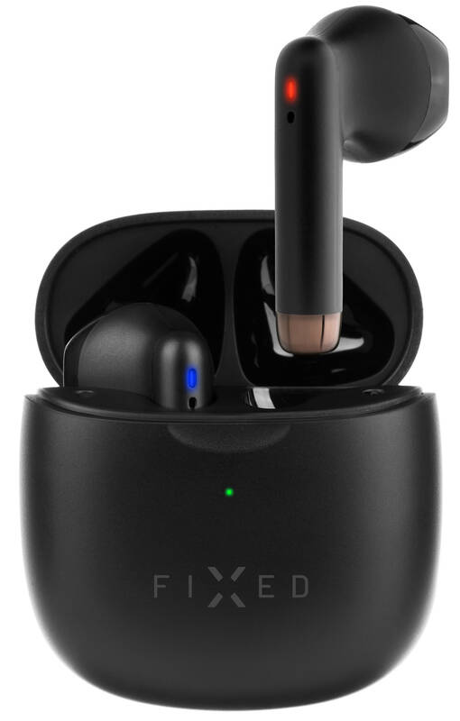 Bezdrátová sluchátka FIXED Pods / Bluetooth / výdrž až 15 hod. / černá Varianta: ivi5