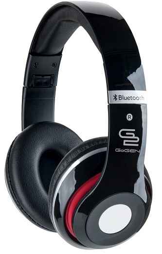 Bezdrátová sluchátka GoGEN HBTM 41BR / Bluetooth/Jack 3.5 mm / výdrž až 6 hodin / černá/červená Varianta: ivi2