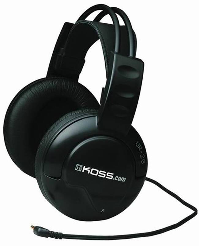 Sluchátka Koss UR 20 / 30-20000 Hz / 32 ohm / 3,5 mm/6,3 mm Jack / černá Varianta: ivi1
