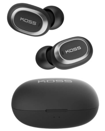 Bezdrátová sluchátka Koss TWS 250i / Bluetooth / výdrž až 12 hodin / černá Varianta: ivi3