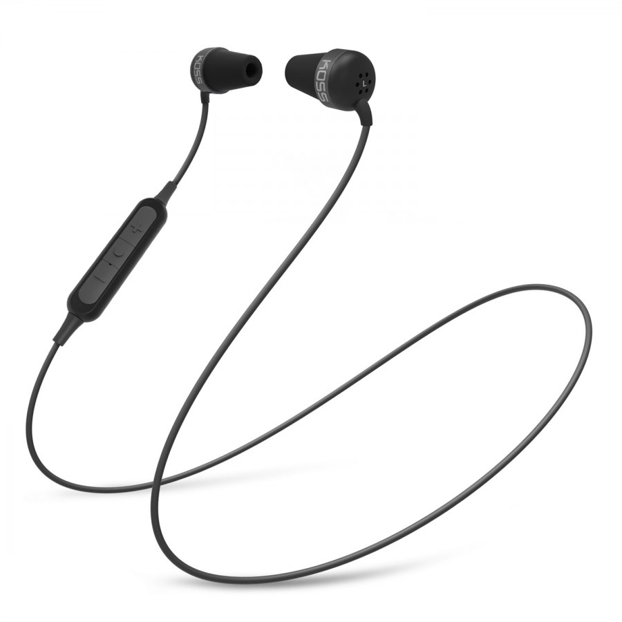 Bezdrátová sluchátka Koss The Plug Wireless / Bluetooth / výdrž až 6 hodin / černá Varianta: ivi1