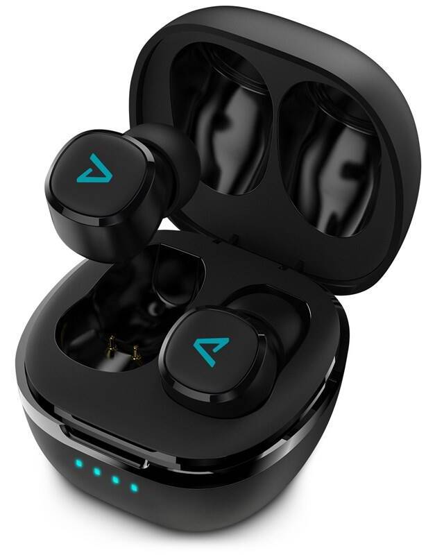 Bezdrátová sluchátka LAMAX Dots2 Play / 115-20000 Hz / Bluetooth 5.1 / USB-C / černá Varianta: ivi1