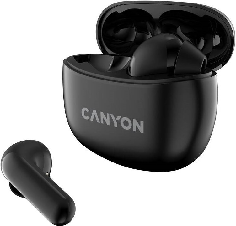 Bezdrátová sluchátka Canyon TWS-5 BT / Bluetooth / výdrž až 38 hodin / černá Varianta: ivi1