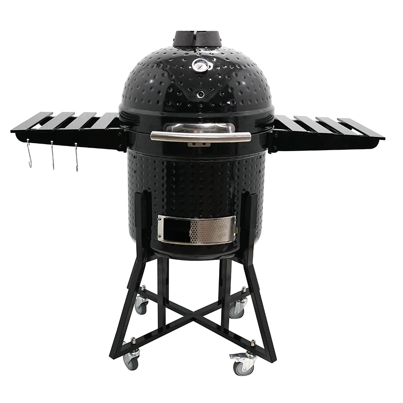 Kamado udící BBQ gril BestBerg BBBQ-10B / Ø 46 cm / černá Varianta: ivi0