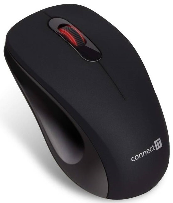 Bezdrátová myš Connect IT Mute / 1200 DPI / černá Varianta: ivi1