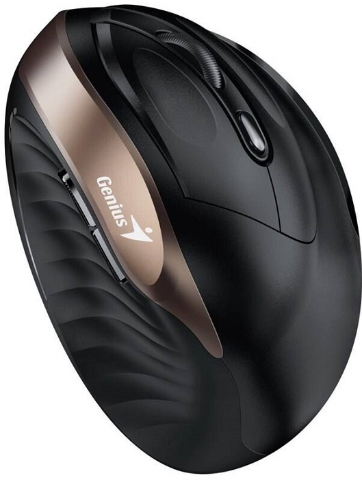 Bezdrátová myš Genius Ergo 8250S / 1600 DPI / černá/zlatá Varianta: ivi1