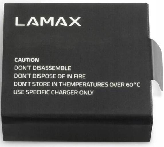 Baterie pro akční kamery LAMAX W Battery / Li-Ion akumulátor / 1 350 mAh / černá Varianta: ivi1