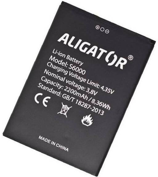 Baterie pro mobilní telefony Aligator AS6000BAL / 2 200 mAh / 3,80 V / černá Varianta: ivi1
