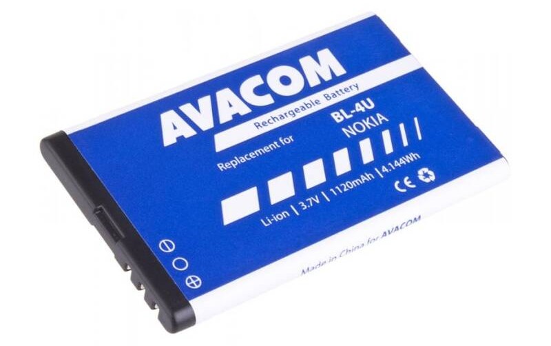 Baterie Avacom pro mobilní telefony Nokia 5530/CK300/E66/5530/E75/5730 / 3,7 V / 1120 mAh / modrá Varianta: ivi2