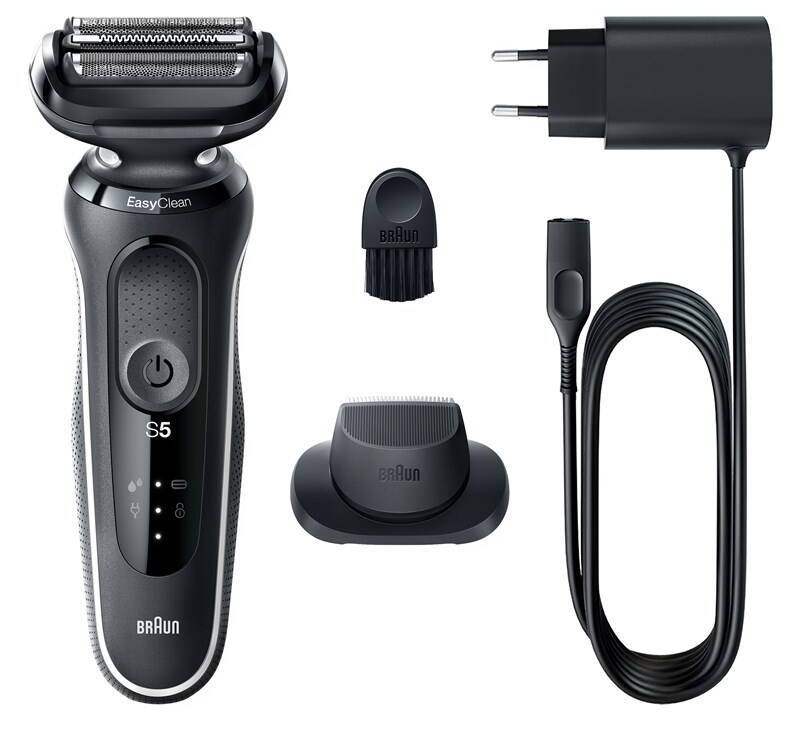 Holicí strojek Braun Shaver 51 W1200s WHT / planžetový / 24000 střihů/min. / aku (Li-Ion) / černá Varianta: ivi5