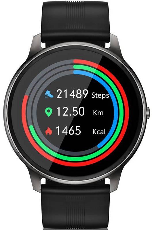 Chytré hodinky Niceboy X-fit Watch Pixel / 1,3" (3,3 cm) TFT LCD displej / Bluetooth 5.0 / 240 x 240 px / černá Varianta: ivi1