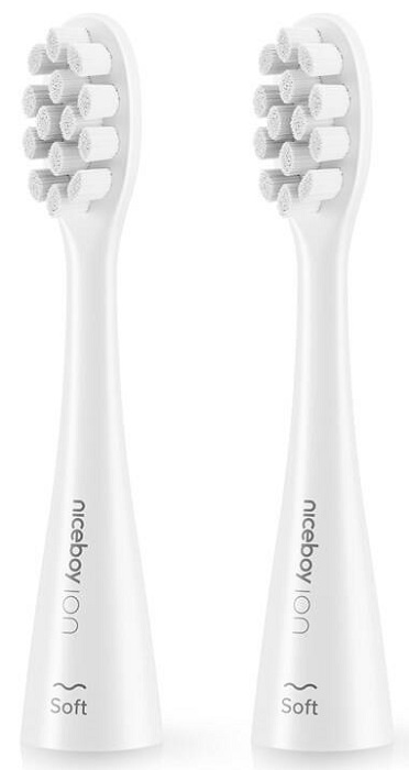 Náhradní hlavice Niceboy ION Sonic Soft / 2 ks / bílá Varianta: ivi1