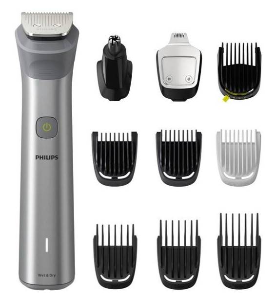 Zastřihovač multifunkční Philips Series 5000 MG5920/15 / ocelové stříhací nože / aku (Li-Ion) / šedá Varianta: ivi1