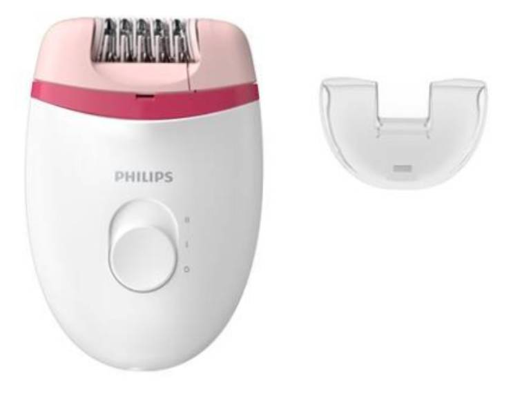 Epilátor Philips Satinelle Essential BRE235/00 / 2 rychlosti / pinzetový / 230 V / bílá/růžová Varianta: ivi2