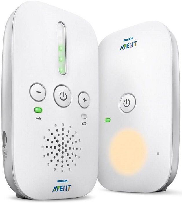 Dětská elektronická chůva Philips Avent SCD502/26 / 5 úrovní zvuku / dosah 300 m / bílá Varianta: ivi1