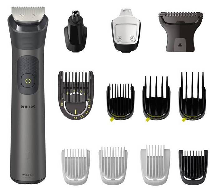 Zastřihovač multifunkční Philips Series 7000 MG7925/15 / 0,5-16 mm / ocelové střihací nože / šedá Varianta: ivi2