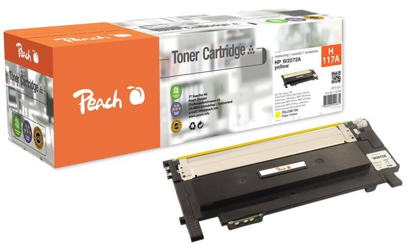 Toner Peach HP 117A / 700 stran / žlutý Varianta: ivi1