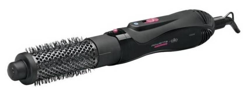 Kulma Rowenta FOR ELITE CF7812F0 / horkovzdušná / 1200 W / 2 teploty / černá/růžová Varianta: ivi1