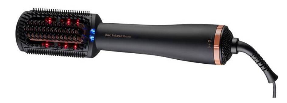 Žehlicí kartáč Concept Elite VH6040 / 550 W / 3 teploty / iontová technologie / černá/bronzová Varianta: ivi1