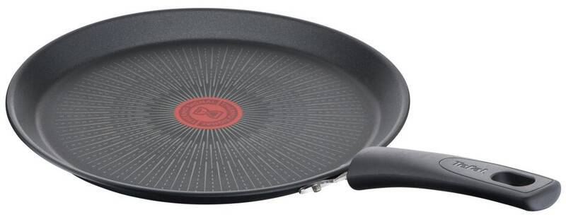 Pánev palačinková Tefal Unlimited G2553872 / Ø 25 cm / vnitřní povrch Titanium 6X / hliník / černá Varianta: ivi1